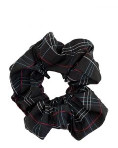 JA-NI Hair Accessories - Hair Scrunchie, The Black Checkered