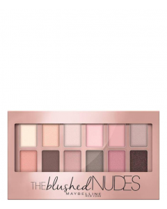 Maybelline The Blushed Nudes Eyeshadow Palette, 9,6 g.